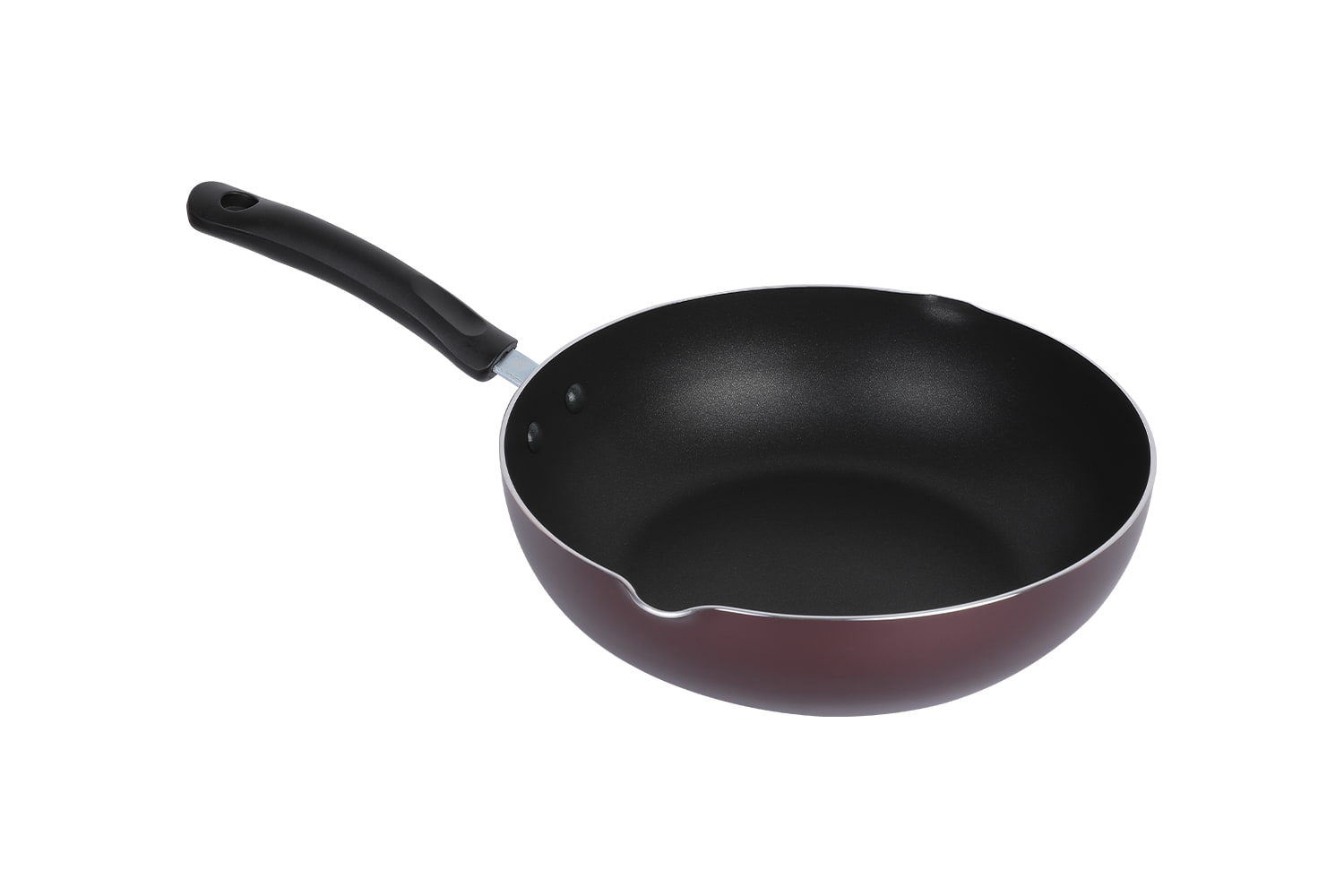 CLW2851 Wok senza coperchio in vetro 28 wok, Flaming Wok, wok antiaderente