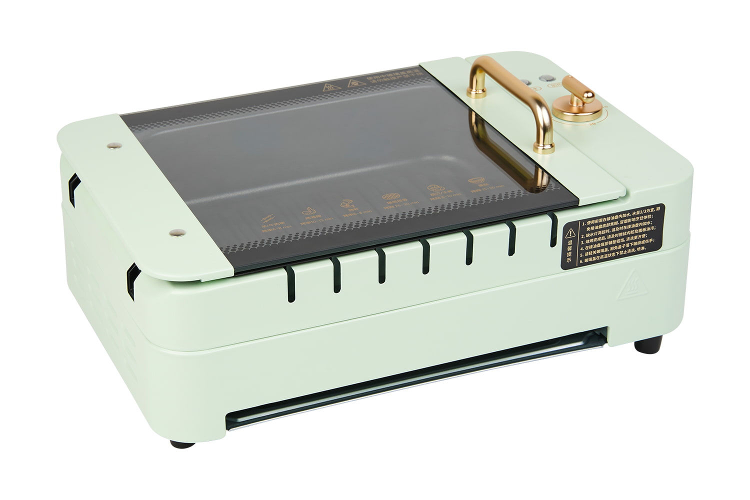 YYK-10JZ02 Macchina per barbecue Kebab, domestica, multifunzionale, interna, forno elettrico, senza fumo